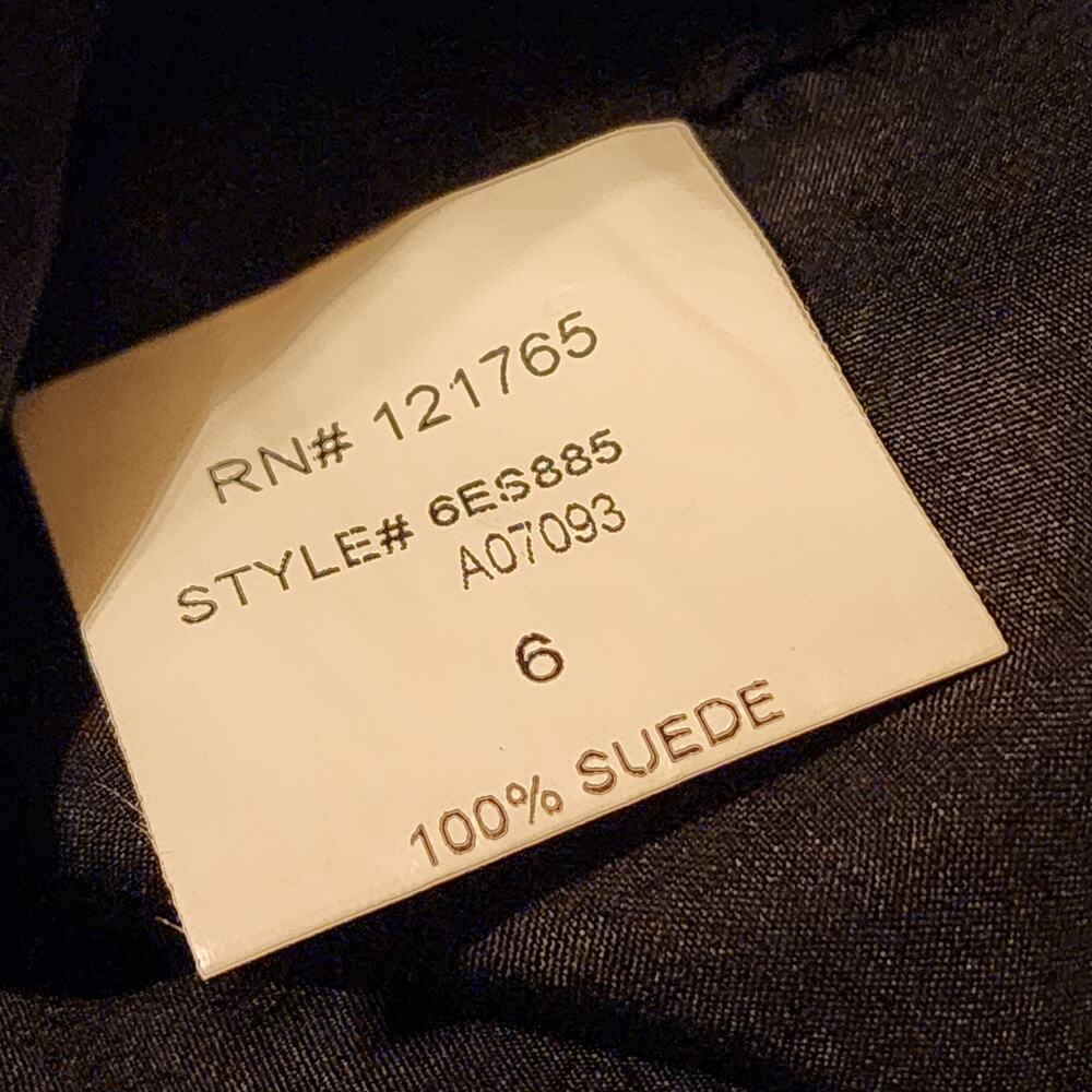 Poleci Black Brown Midi Size 6 Skirt - Picture 7 of 8